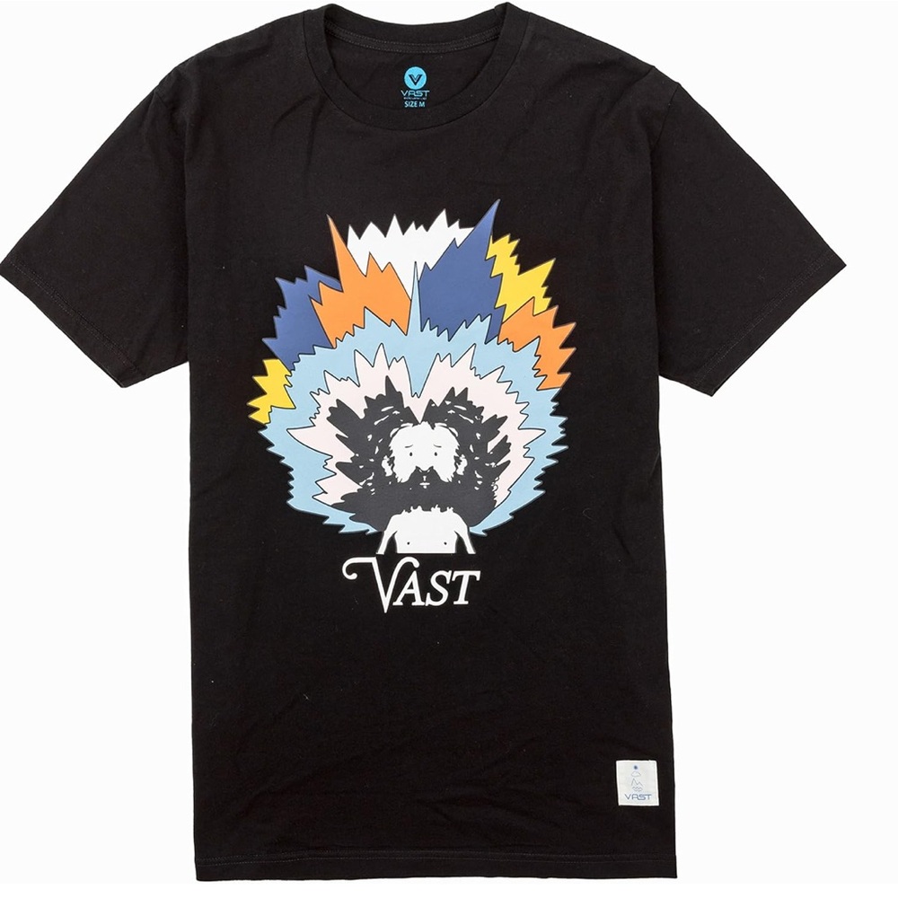 VAST Yogi black GraphicTee SIze Large NWT